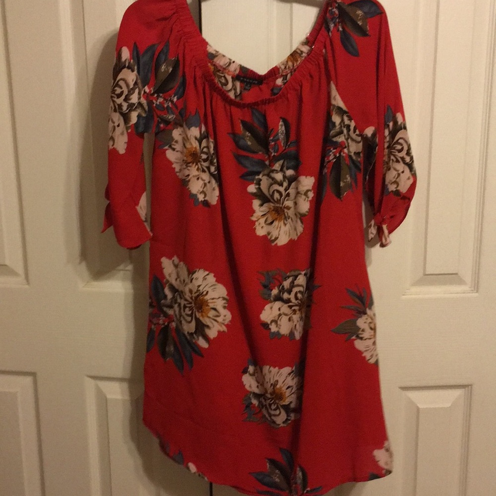 Off the shoulder summer dress